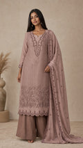 Maal chanderi embroidery cutwork dupatta unstitched suit