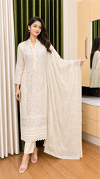 Kora Cotton Solo Unstitched Suit