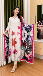 Pure Muslin Pakistani Unstitched Suit