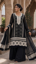 Cotton Pakistani with work unstitched suit